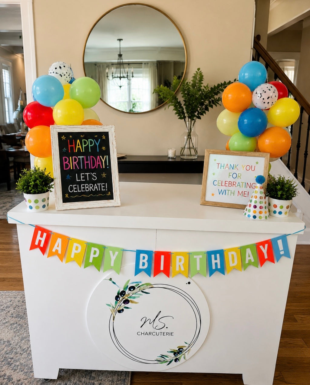 Mobile Charcuterie Cart